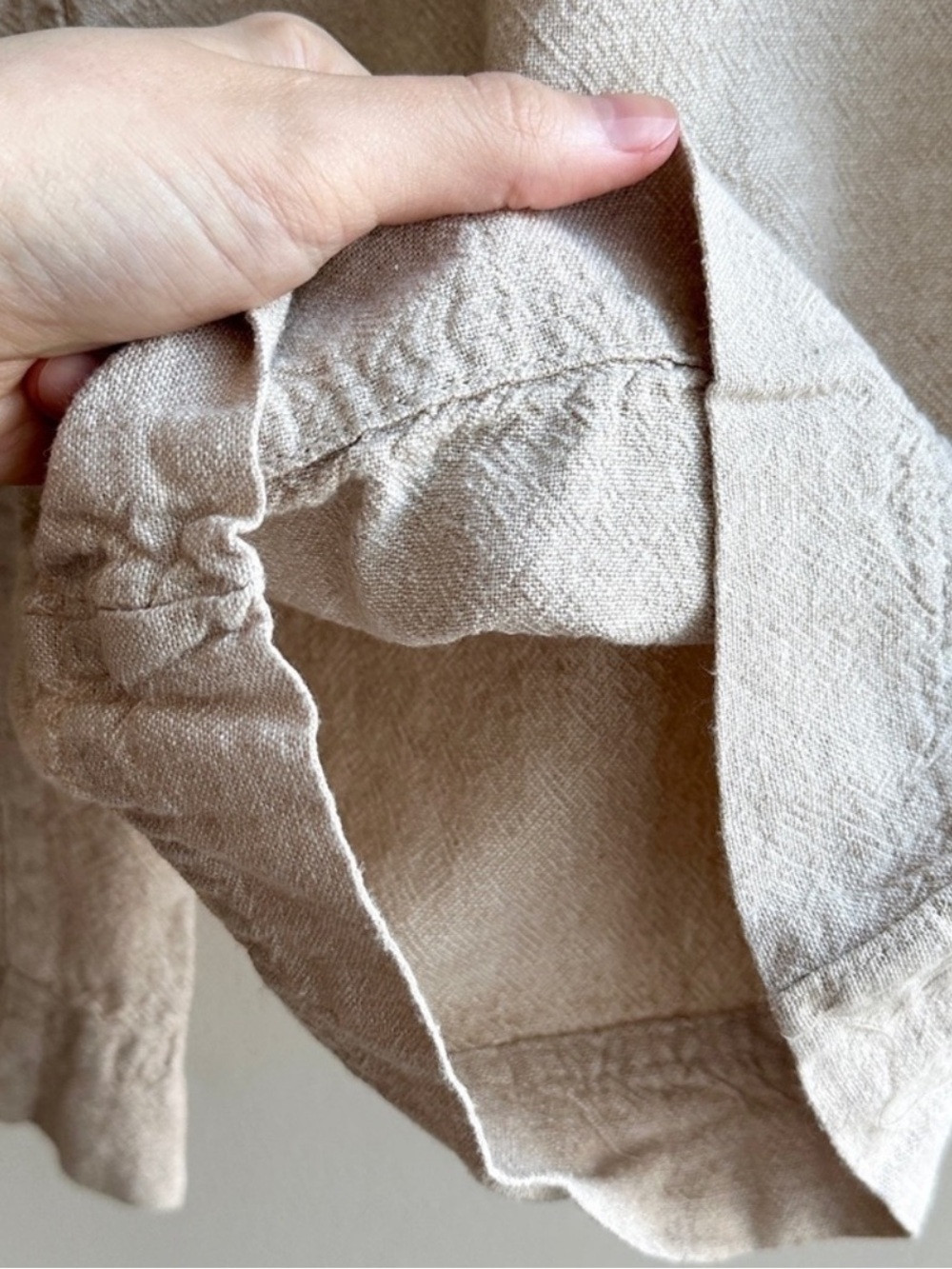 Old Navy High-Rise Wide Leg Comfort Waistband Linen Blend Pants - Picture 9 of 9